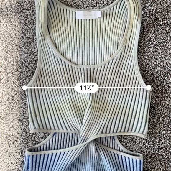 Jonathan Simkhai Colleen cutout space-dyed ribbed cotton midi dress - Size XS - Picture 17 of 17